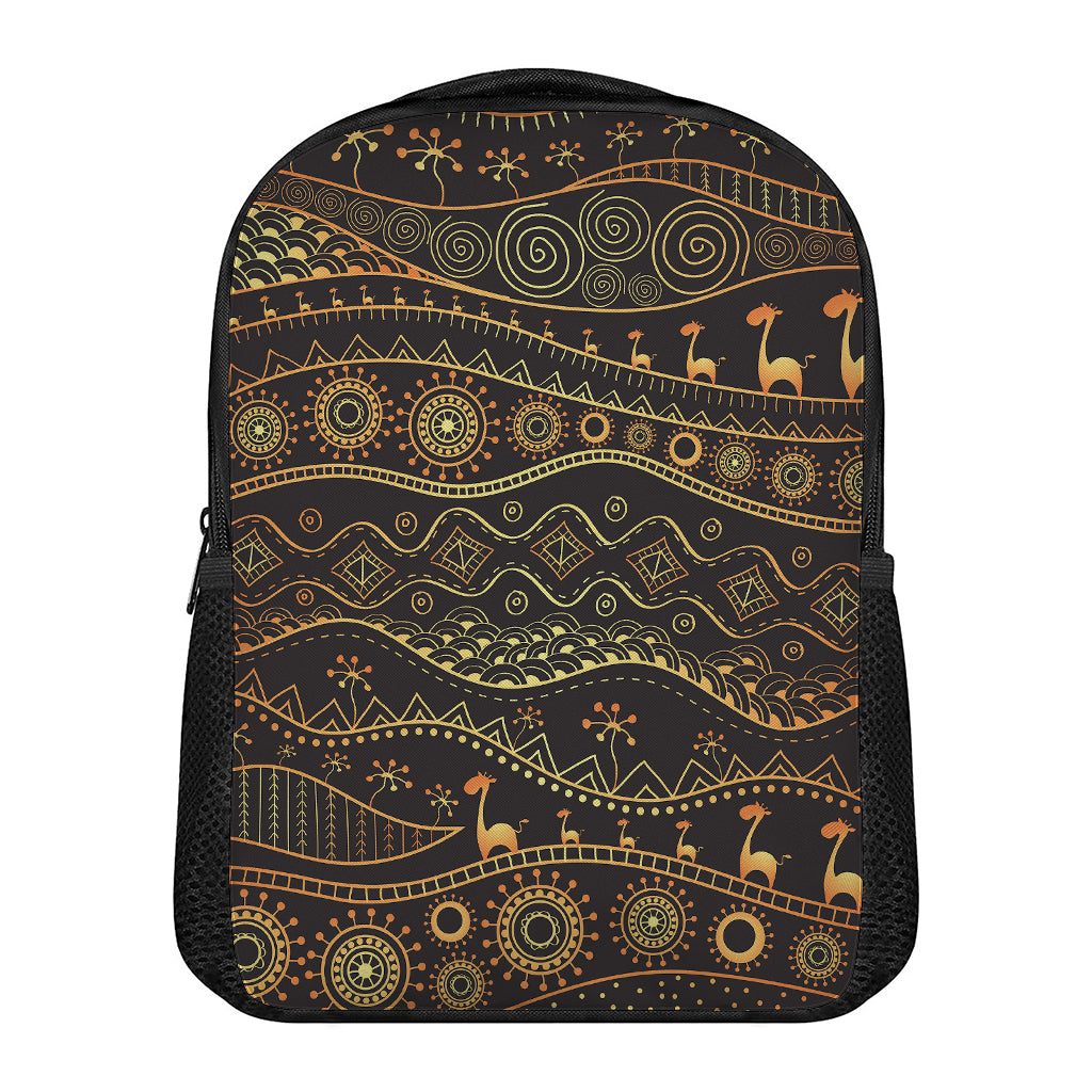 Tribal Ethnic African Pattern Print Casual Backpack