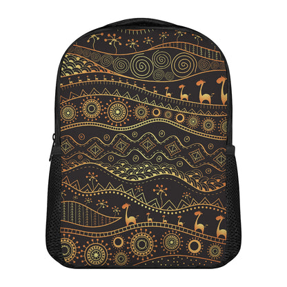 Tribal Ethnic African Pattern Print Casual Backpack