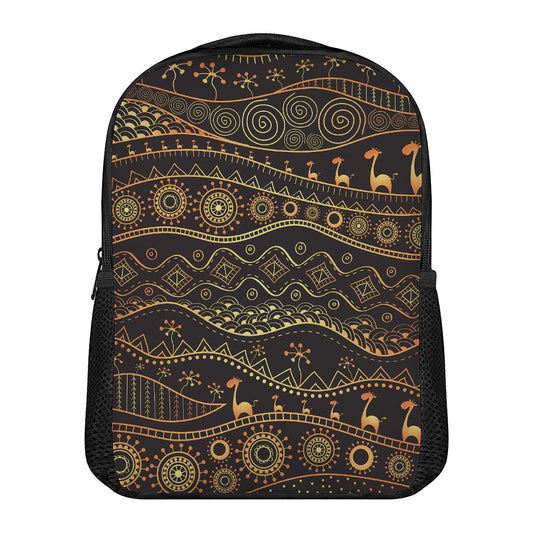 Tribal Ethnic African Pattern Print Casual Backpack