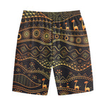 Tribal Ethnic African Pattern Print Cotton Shorts