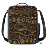 Tribal Ethnic African Pattern Print Crossbody Lunch Bag