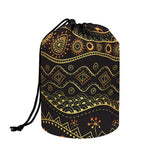 Tribal Ethnic African Pattern Print Drawstring Makeup Bag