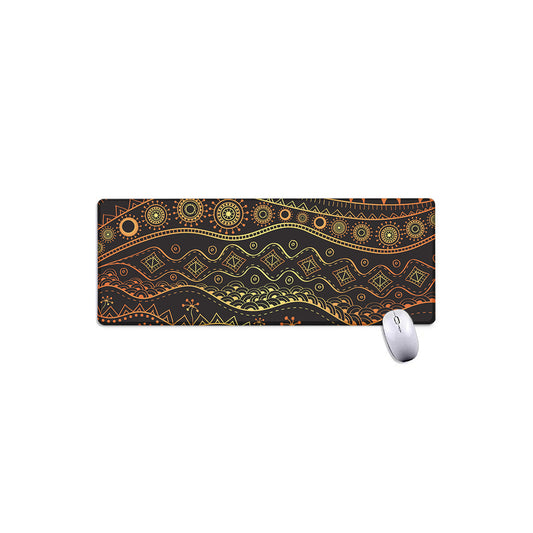 Tribal Ethnic African Pattern Print Extended Mouse Pad