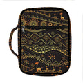 Tribal Ethnic African Pattern Print Front Pocket Bible Bag