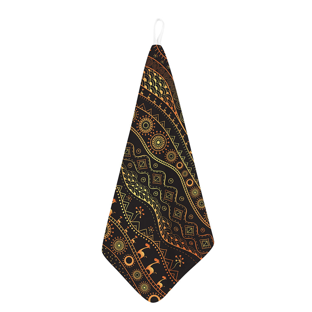 Tribal Ethnic African Pattern Print Hand Towel