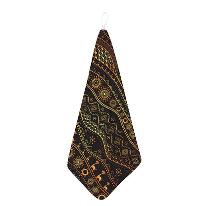 Tribal Ethnic African Pattern Print Hand Towel