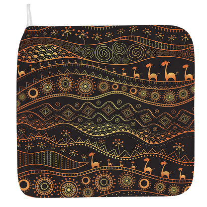 Tribal Ethnic African Pattern Print Hand Towel
