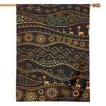Tribal Ethnic African Pattern Print House Flag