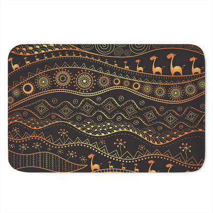 Tribal Ethnic African Pattern Print Indoor Door Mat
