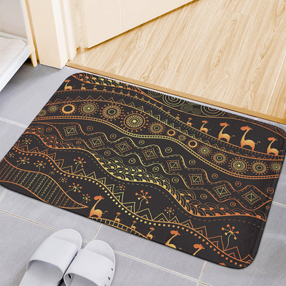Tribal Ethnic African Pattern Print Indoor Door Mat