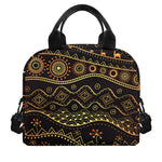 Tribal Ethnic African Pattern Print Insulated Lunch Bag