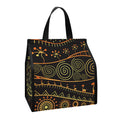 Tribal Ethnic African Pattern Print Insulated Lunch Tote