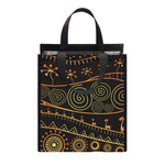 Tribal Ethnic African Pattern Print Insulated Lunch Tote