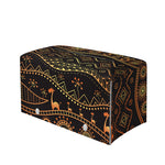Tribal Ethnic African Pattern Print Leather Tissue Box Cover