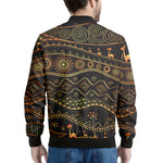 Tribal Ethnic African Pattern Print Men's Bomber Jacket