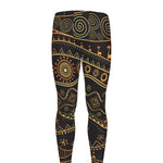 Tribal Ethnic African Pattern Print Men's leggings