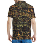 Tribal Ethnic African Pattern Print Men's Polo Shirt