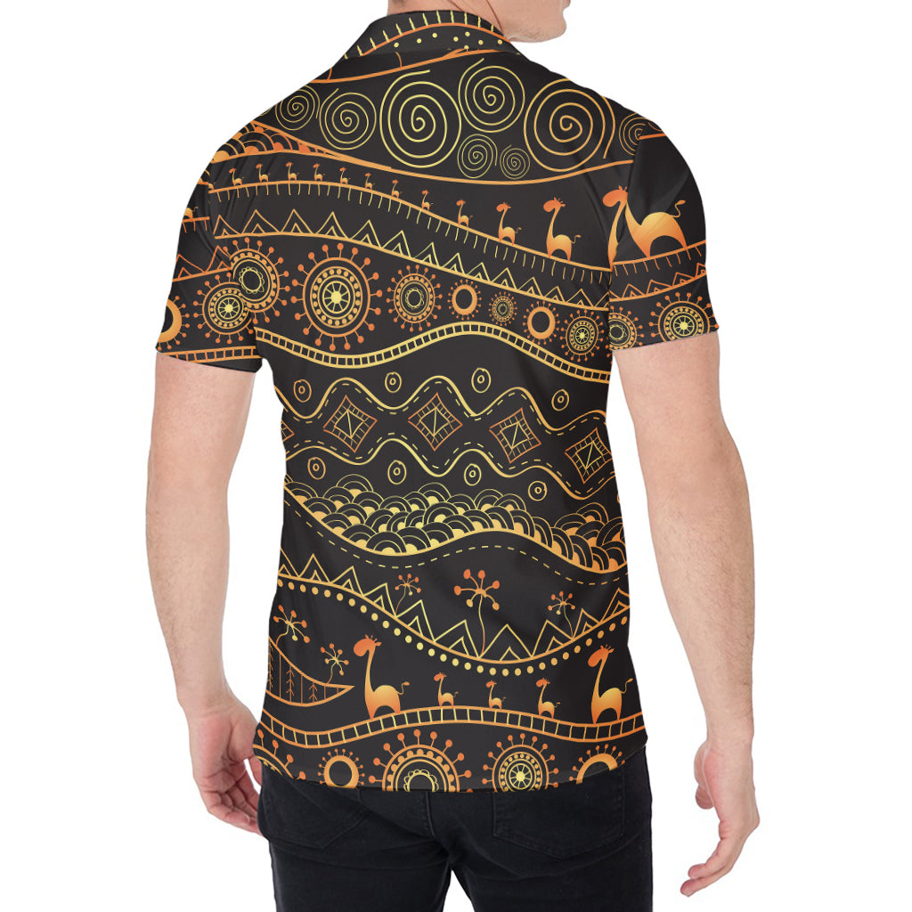 Tribal Ethnic African Pattern Print Men's Shirt
