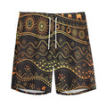 Tribal Ethnic African Pattern Print Men's Athletic Shorts