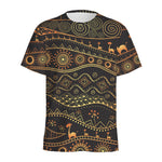 Tribal Ethnic African Pattern Print Men's Sports T-Shirt