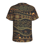 Tribal Ethnic African Pattern Print Men's Sports T-Shirt