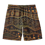 Tribal Ethnic African Pattern Print Men's Swim Trunks