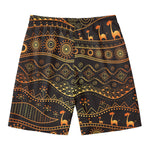 Tribal Ethnic African Pattern Print Men's Swim Trunks