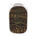 Tribal Ethnic African Pattern Print Mesh Laundry Hamper