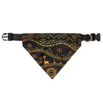 Tribal Ethnic African Pattern Print Over The Collar Dog Bandana