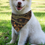 Tribal Ethnic African Pattern Print Over The Collar Dog Bandana