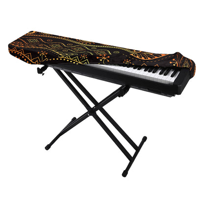 Tribal Ethnic African Pattern Print Piano Keyboard Cover