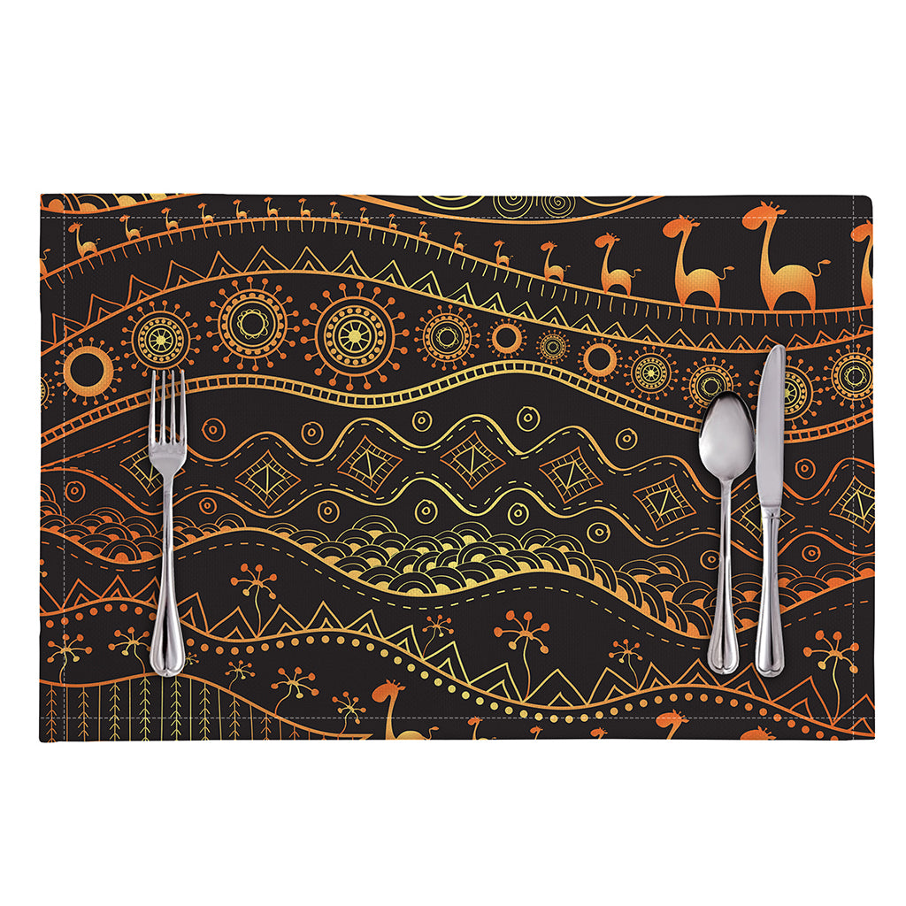 Tribal Ethnic African Pattern Print Placemat