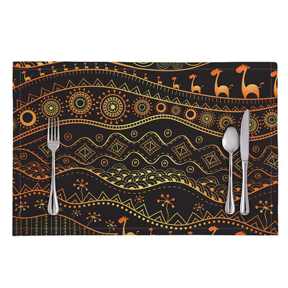Tribal Ethnic African Pattern Print Placemat