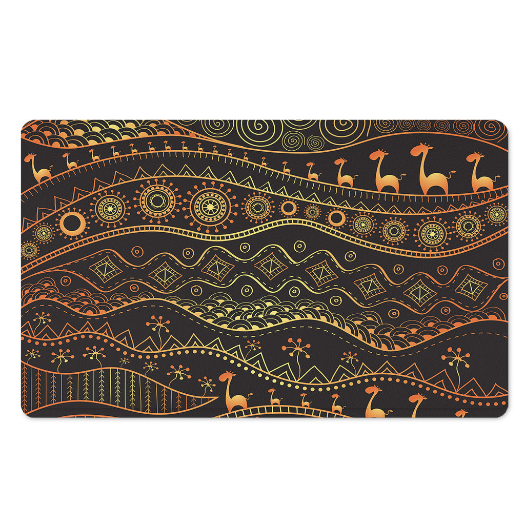Tribal Ethnic African Pattern Print Polyester Doormat