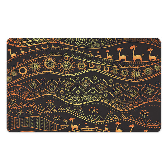 Tribal Ethnic African Pattern Print Polyester Doormat