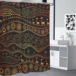 Tribal Ethnic African Pattern Print Premium Shower Curtain