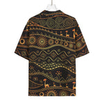 Tribal Ethnic African Pattern Print Rayon Hawaiian Shirt