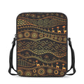 Tribal Ethnic African Pattern Print Rectangular Crossbody Bag