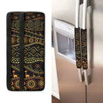 Tribal Ethnic African Pattern Print Refrigerator Handle Covers