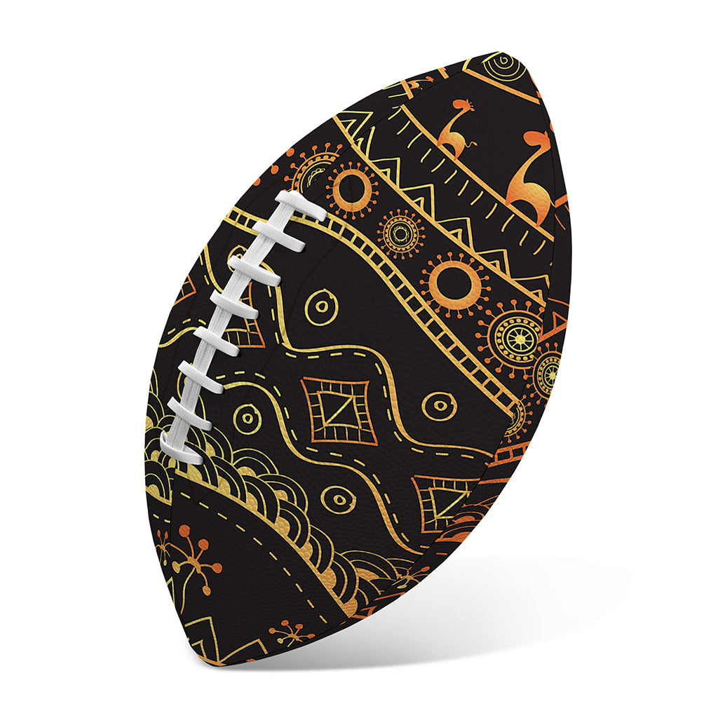 Tribal Ethnic African Pattern Print Rugby Ball