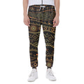 Tribal Ethnic African Pattern Print Joggers