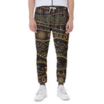 Tribal Ethnic African Pattern Print Scuba Joggers