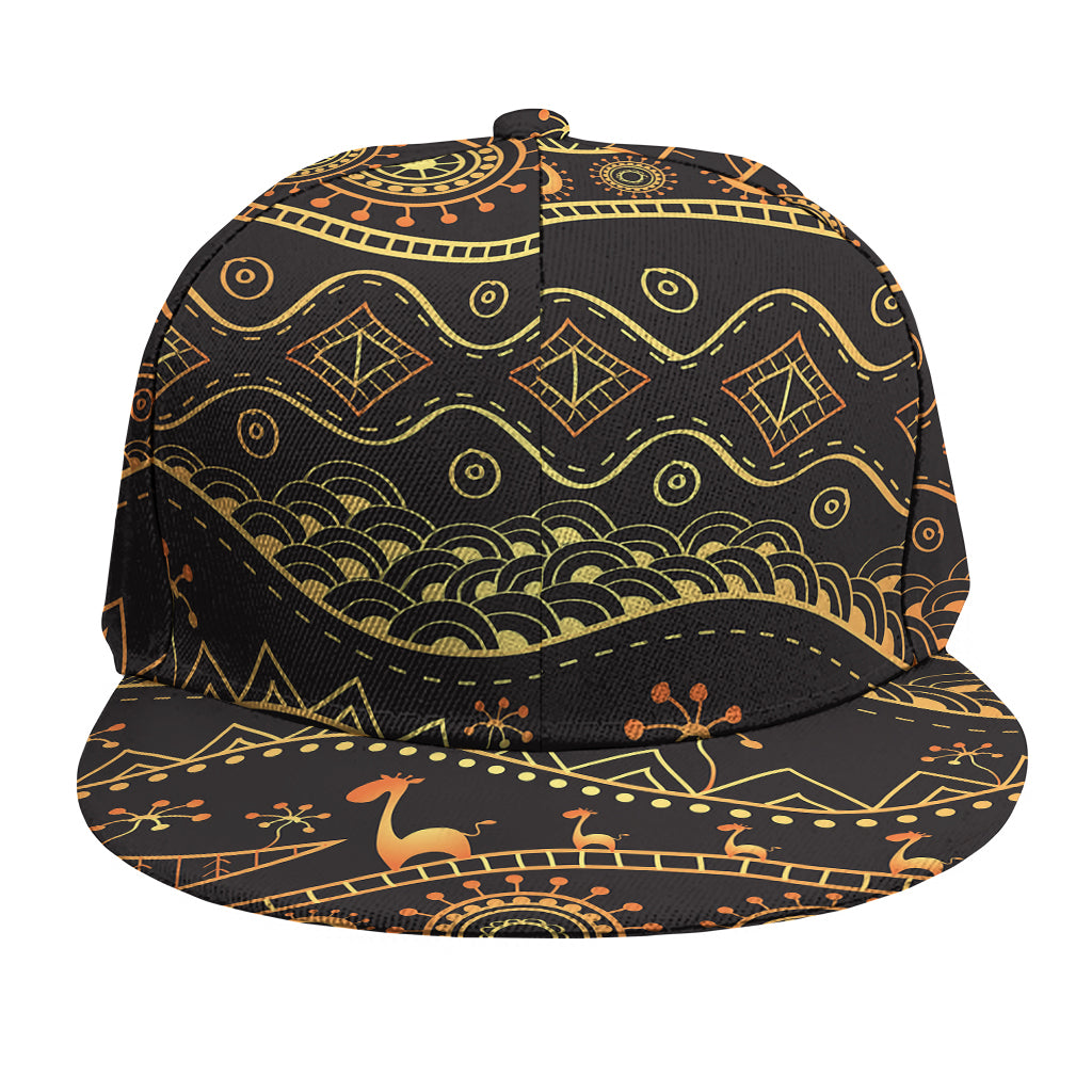 Tribal Ethnic African Pattern Print Snapback Cap