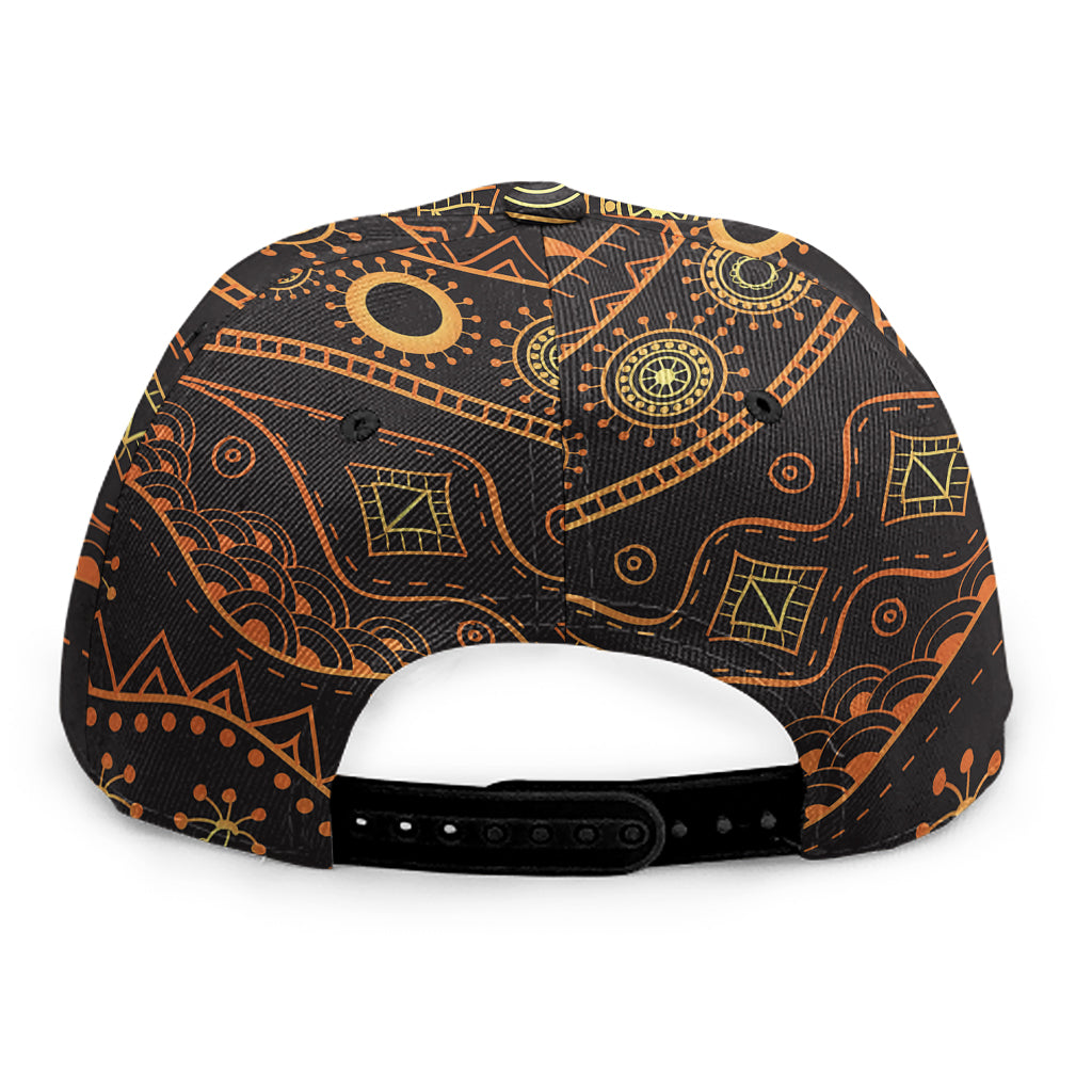 Tribal Ethnic African Pattern Print Snapback Cap