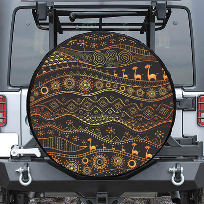 Tribal Ethnic African Pattern Print Tire Cover
