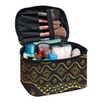Tribal Ethnic African Pattern Print Travel Makeup Bag