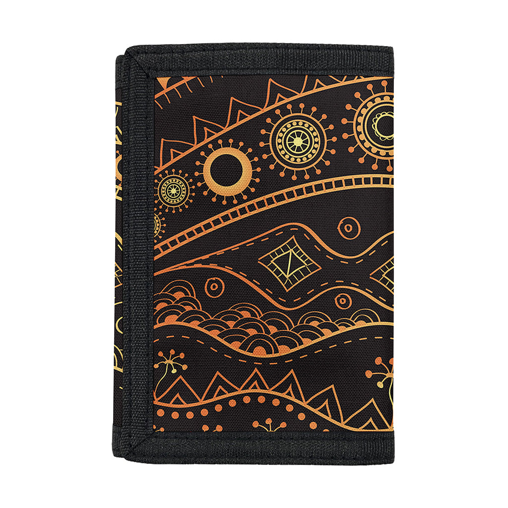 Tribal Ethnic African Pattern Print Trifold Wallet