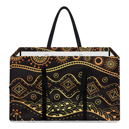 Tribal Ethnic African Pattern Print Utility Tote Bag