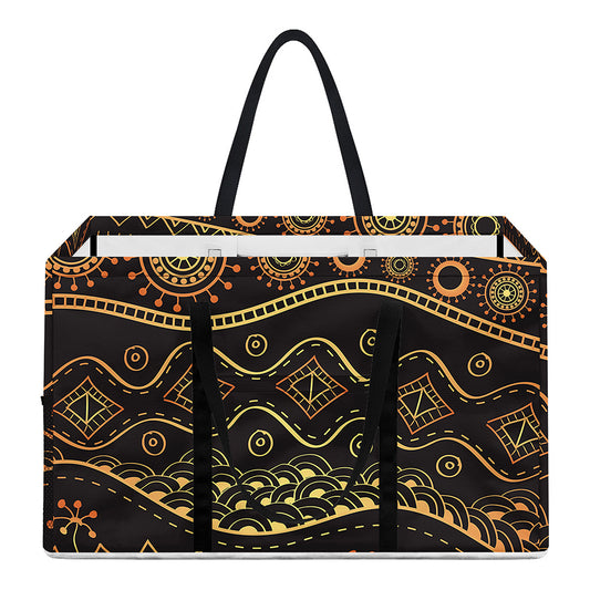 Tribal Ethnic African Pattern Print Utility Tote Bag
