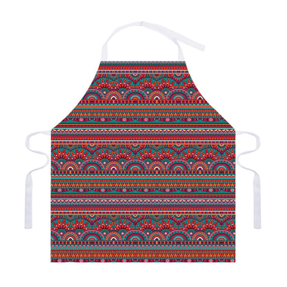 Tribal Ethnic Pattern Print Adjustable Apron